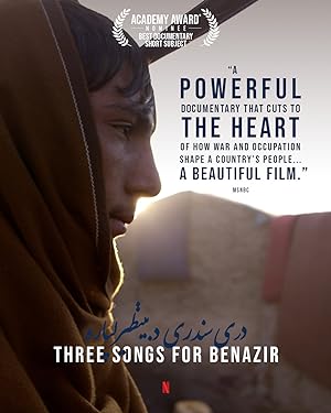 Cover image of the movie Three Songs for Benazir (2021)