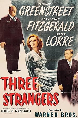 Cover image of the movie Three Strangers (1946)