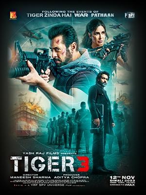 Cover image of the movie Tiger 3 (2023)