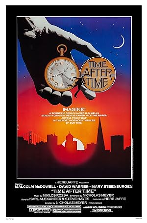 Cover image of the movie Time After Time (1979)