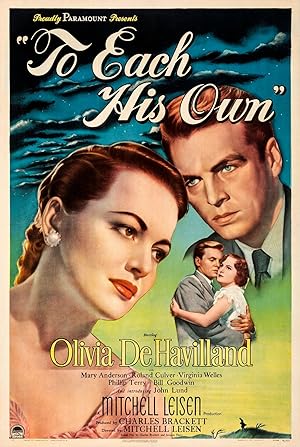 Cover image of the movie To Each His Own (1946)