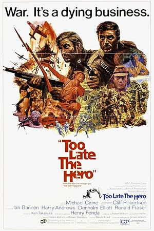 Cover image of the movie Too Late the Hero (1970)