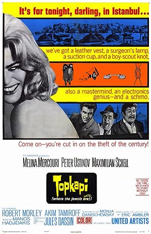 Cover image of the movie Topkapi (1964)