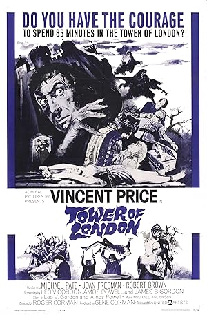 Cover image of the movie Tower of London (1962)