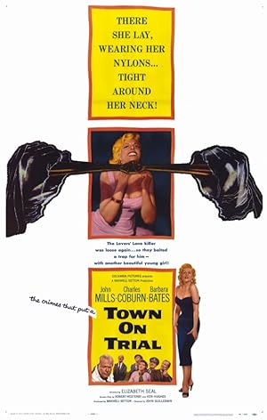 Cover image of the movie Town on Trial (1957)