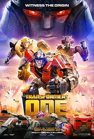 Cover image of the movie Transformers One (2024)