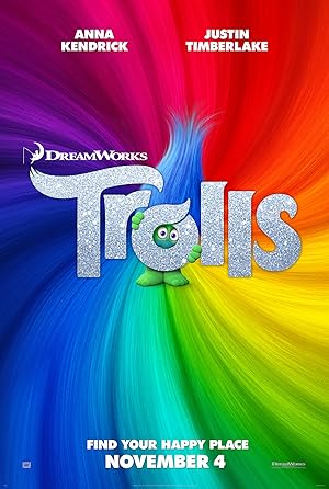 Cover image of the movie Trolls (2016)