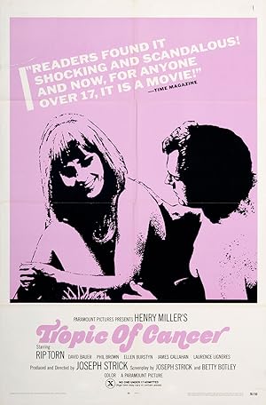 Cover image of the movie Tropic of Cancer (1970)