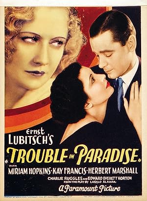 Cover image of the movie Trouble in Paradise (1932)