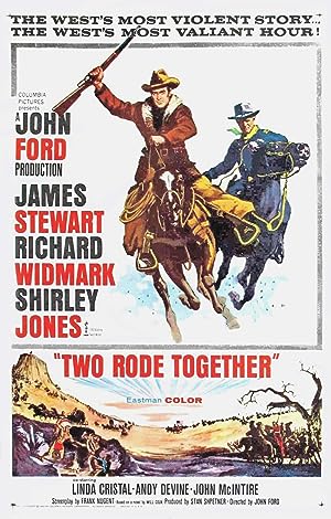 Cover image of the movie Two Rode Together (1961)