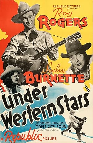 Cover image of the movie Under Western Stars (1938)