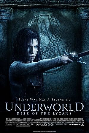 Cover image of the movie Underworld: Rise of the Lycans (2009)