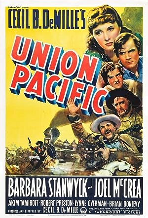 Cover image of the movie Union Pacific (1939)