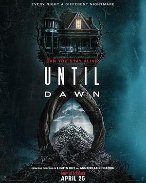 Cover image of the movie Until Dawn (2025)