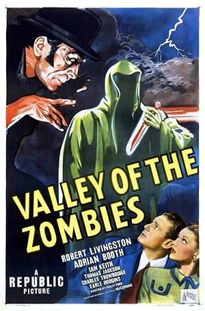 Cover image of the movie Valley of the Zombies (1946)
