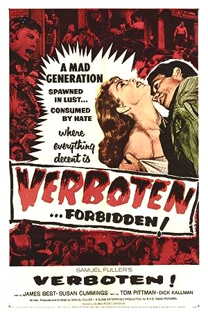 Cover image of the movie Verboten! (1959)