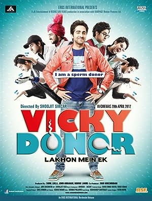 Cover image of the movie Vicky Donor (2012)