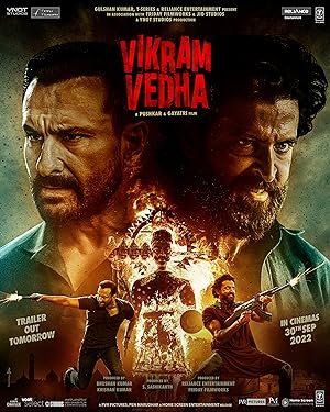 Cover image of the movie Vikram Vedha (2022)