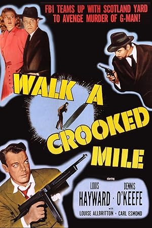 Cover image of the movie Walk a Crooked Mile (1948)