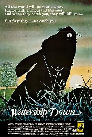 Cover image of the movie Watership Down (1978)