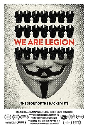 Cover image of the movie We Are Legion: The Story of the Hacktivists (2012)