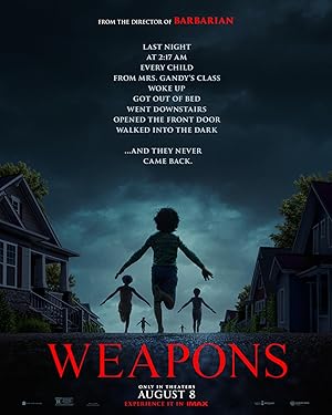 Cover image of the movie Weapons (2025)