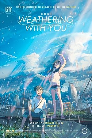 Cover image of the movie Weathering with You (2019)