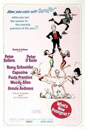 Cover image of the movie What's New Pussycat (1965)