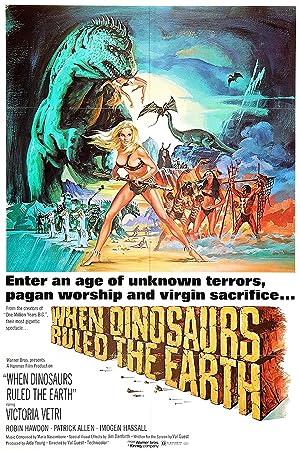 Cover image of the movie When Dinosaurs Ruled the Earth (1970)