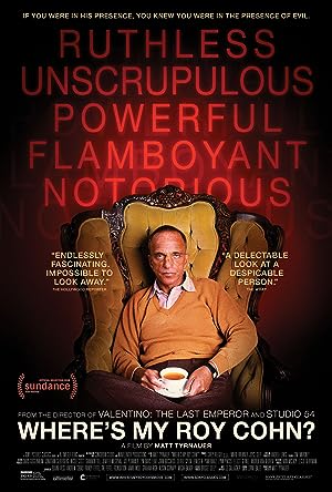 Cover image of the movie Where's My Roy Cohn? (2019)