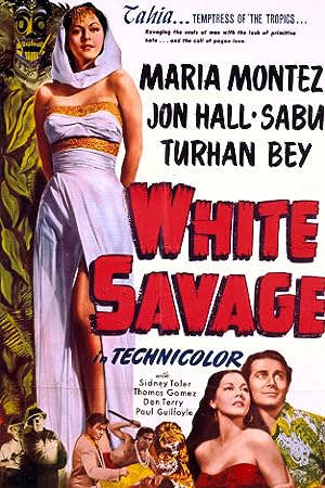 Cover image of the movie White Savage (1943)