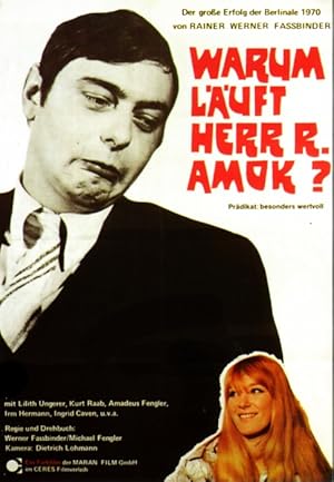 Cover image of the movie Why Does Herr R. Run Amok? (1970)