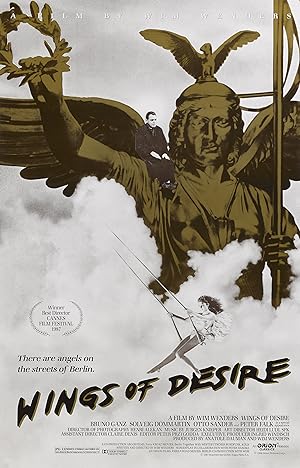 Cover image of the movie Wings of Desire (1987)