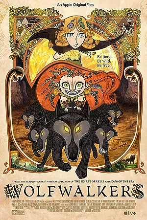 Cover image of the movie Wolfwalkers (2020)