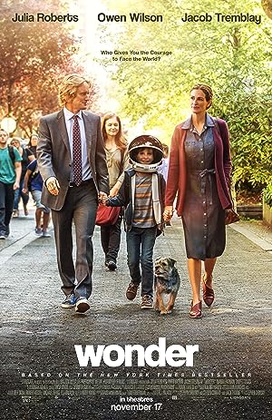 Cover image of the movie Wonder (2017)