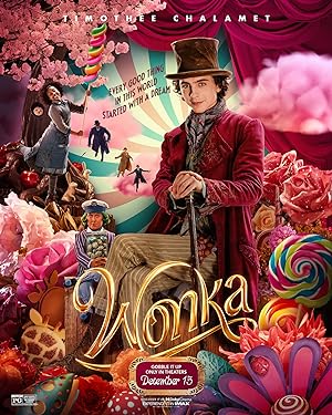 Cover image of the movie Wonka (2023)