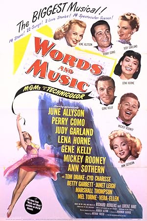 Cover image of the movie Words and Music (1948)