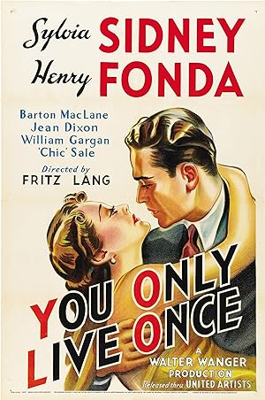 Cover image of the movie You Only Live Once (1937)