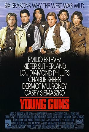 Cover image of the movie Young Guns (1988)