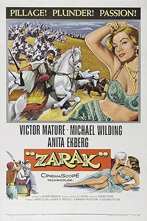 Cover image of the movie Zarak (1956)
