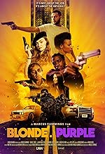 Cover image of the movie Blonde. Purple